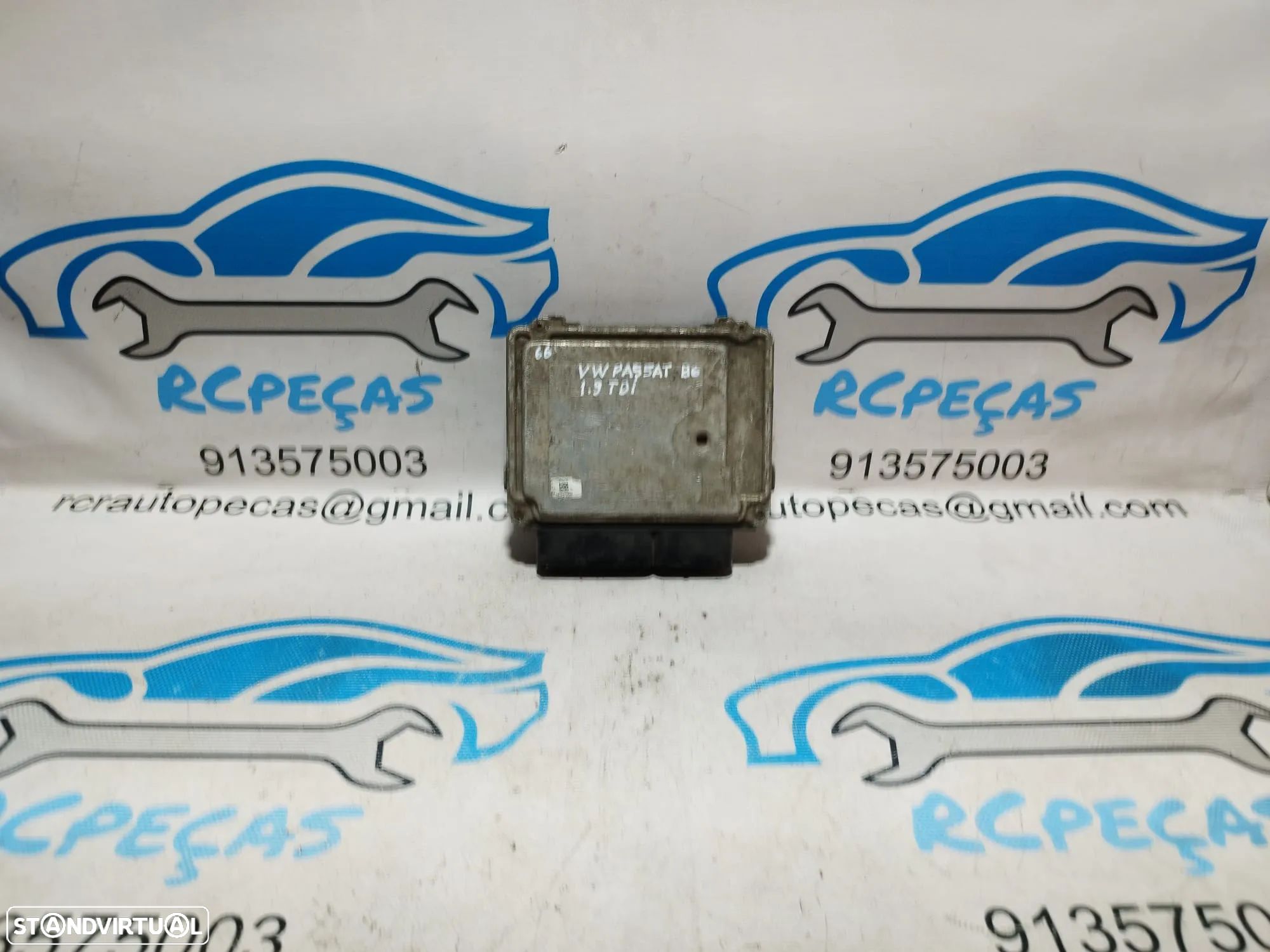 CENTRALINA ECU MOTOR VOLKSWAGEN VW PASSAT B6 1.9 TDI 130CV 03G906021AN  BKC03G906021LR 0281013260  EDC16U34 - 1
