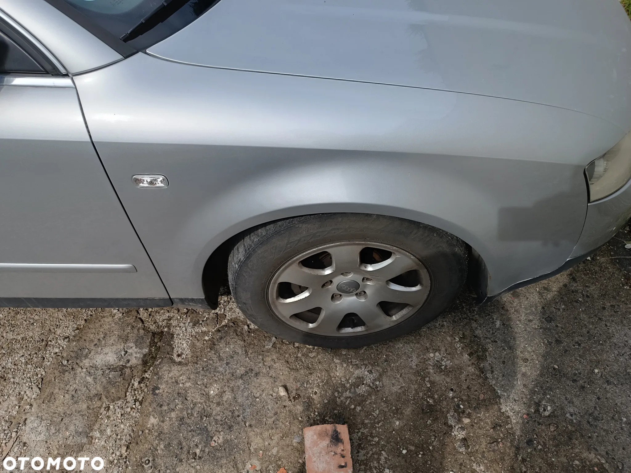 AUDI A4 B6 KOMPLETNY PRZÓD SREBRNY LY7W MASKA,ZDERZAK PAS CZOŁOWY BŁOTNIK LAMPY EUROPA SOCZEWKA - 3