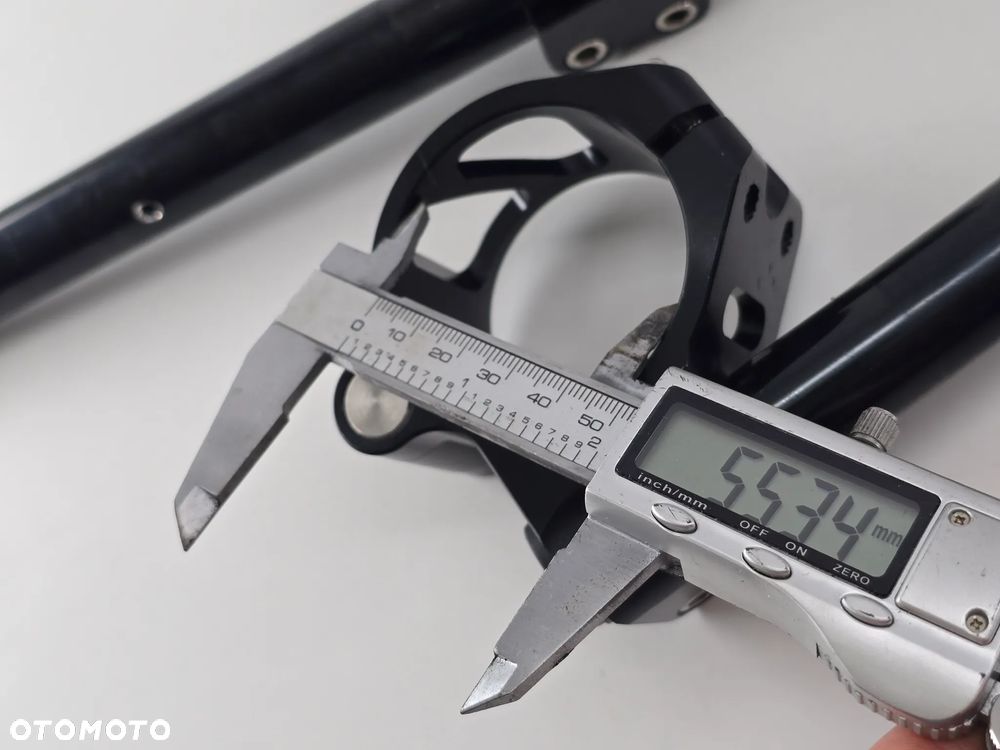 KIEROWNICA DWUCZĘŚCIOWA CLIP-ON UCHWYT 55MM CZARNA BMW KAWASAKI SUZUKI YAMAHA - 19