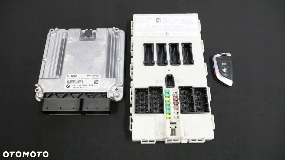 bmw f15 f16 zestaw startowy dde bdc komputer silnika klucz n57d30b 313km - 1