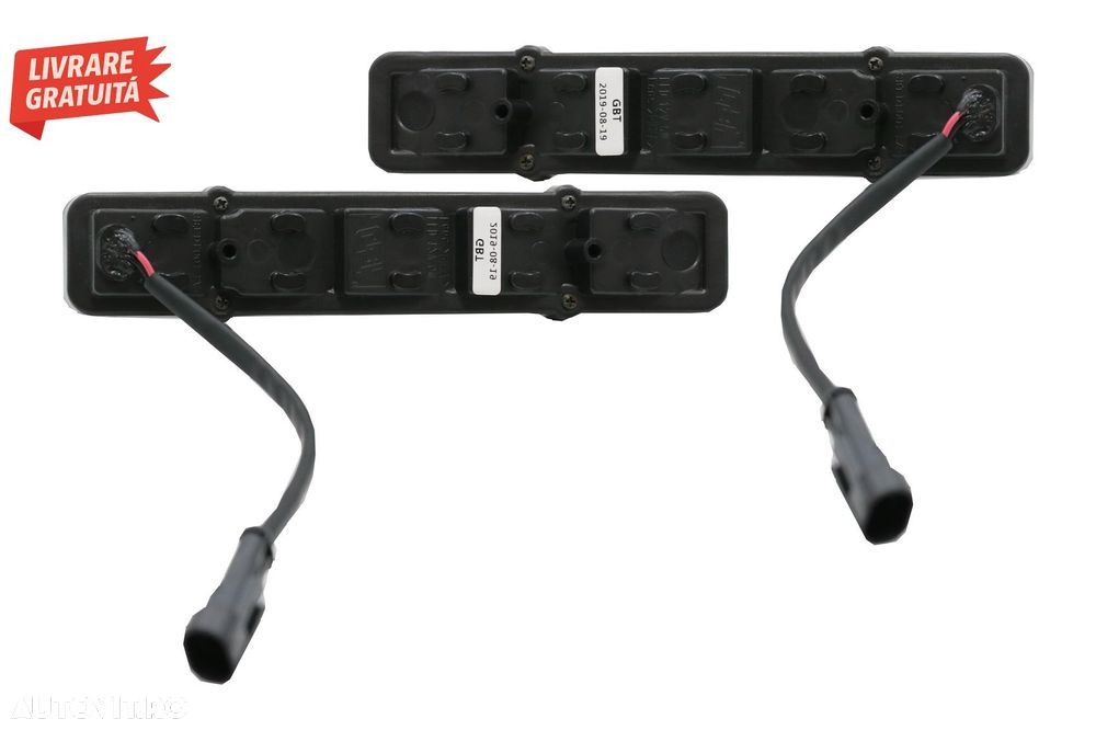 Carcasa faruri Alb cu Lumini de zi dedicate LED DRL Mercedes G-class W463 (1989-20- livrare gratuita - 15