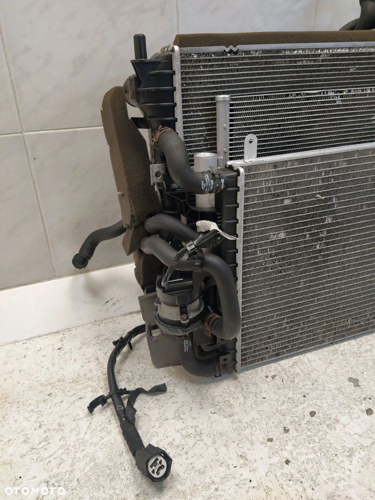 JAGUAR XJ X351 5.0 SC KOMPLET CHŁODNIC CHŁODNICA WENTYLATOR KOMPLET ORYGINAŁ - 5