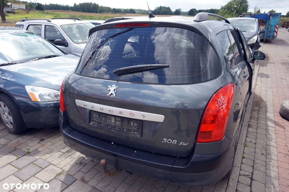KLAPA BAGAŻNIKA TYLNA 308 I T7 SW KOMBI KTPD  SZARY PEUGEOT 2007-2011 - 2