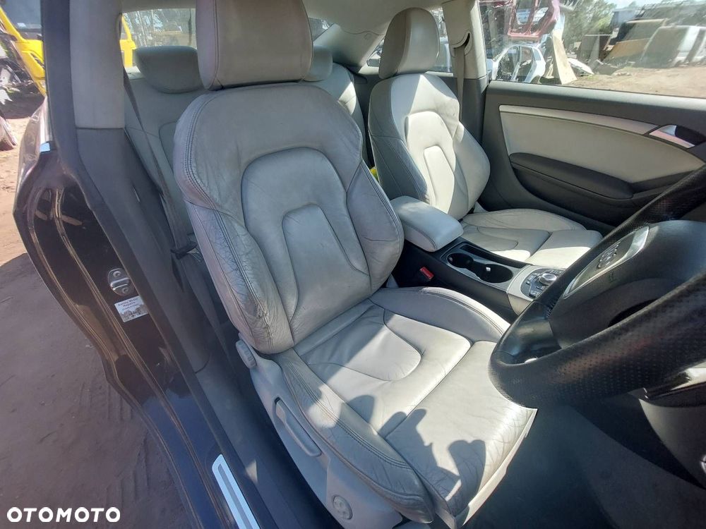 FOTELE KOMPLET LEWY PRAWY KANAPA TYŁ + BOCZKI AUDI A5 8T UK ANGLIK - 1