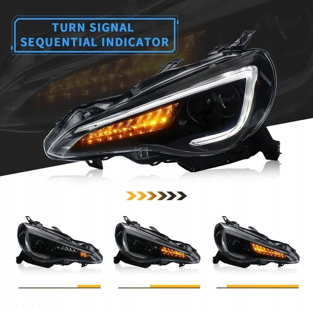 Reflektor Lampa kpl Led Bi Xenon D2s Dynamiczne Toyota GT86 Gt-86 Frz Brz - 7