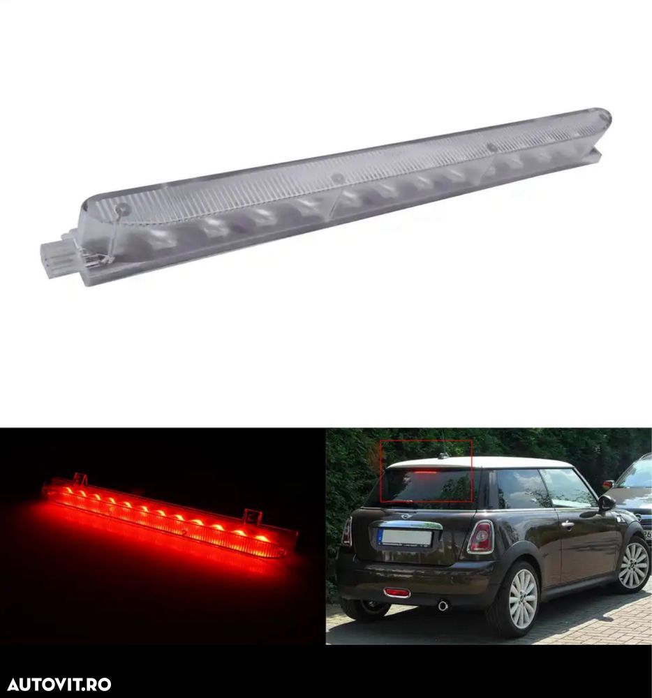 Stop Frana Suplimentar Lampa Aditionala Mini Cooper R55 Countryman R60 - 1