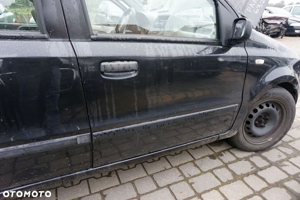 DRZWI PRZEDNIE PRAWE PANDA II 632  CZARNY FIAT 2003-2012 - 2