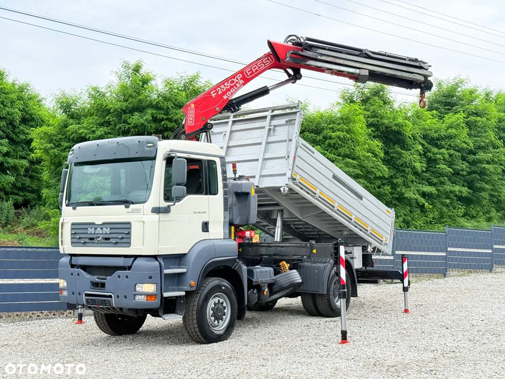 MAN * MAN TGA 18-350 * 4x4 * HDS Fassi 235 CXP * Kiper Wywrotka * Sprowadzony* Bardzo Dobry Stan * - 26