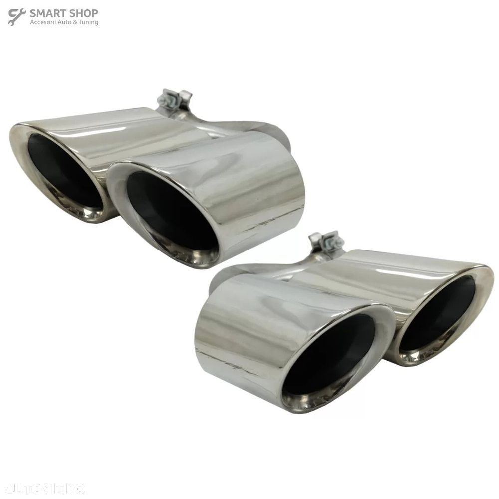 Ornamente Evacuare Porsche Cayenne 9Y0 SUV 3.0 (2018-up) Crom - 1