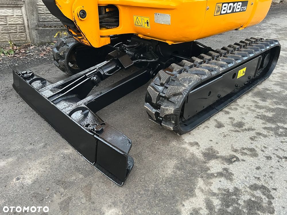JCB 8018 CTS * Minikoparka JCB 8018 * 2 Tony * Rozsuwane Podwozie * Nowe Gąsienice * Stan IDEALNY * - 18
