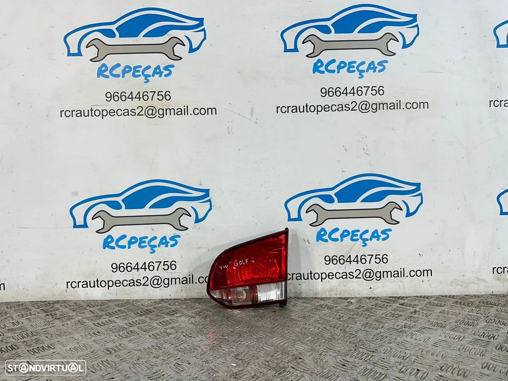 .Farolim Tras Traseiro Mala Original VW Volkswagen Golf 6 Mk6 VI 2006 - 2013 - 2