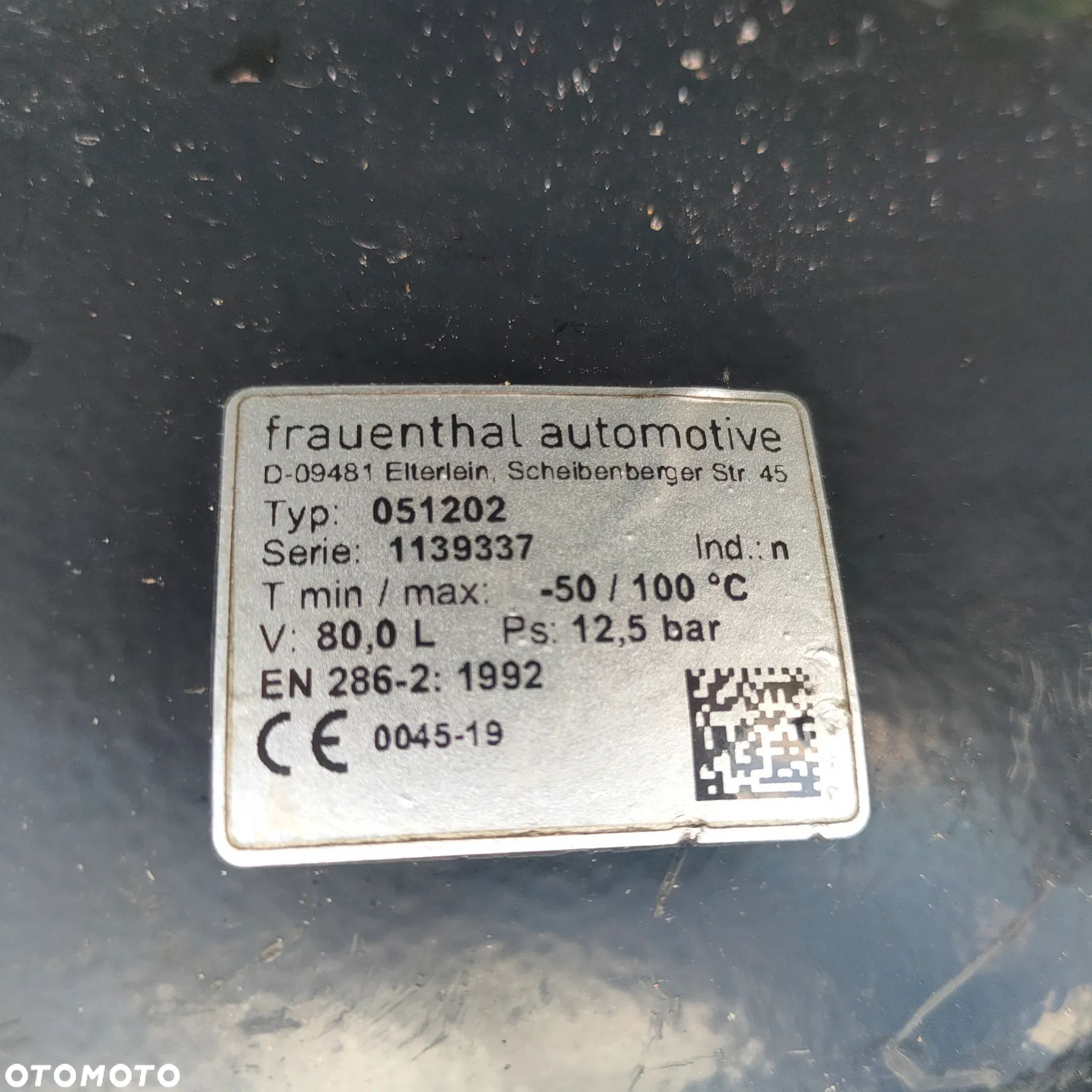 ZBIORNIK POWIETRZA 80L 310X1153 SCHMITZ - 1