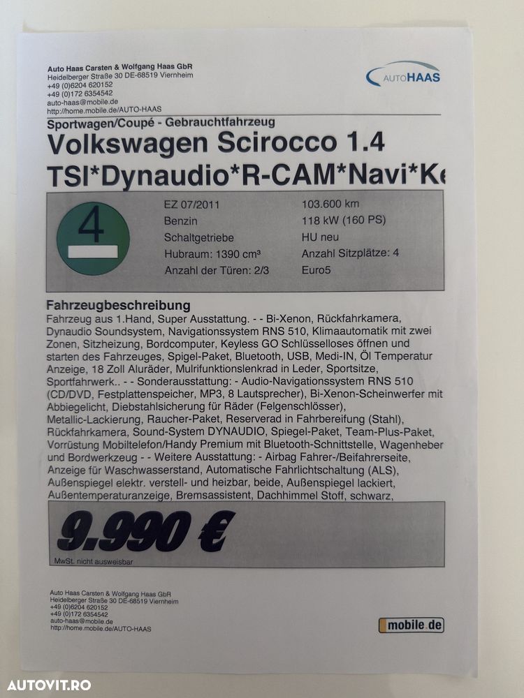 Volkswagen Scirocco - 26