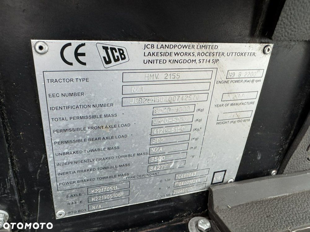 JCB jcb fastrac 2155 - 10