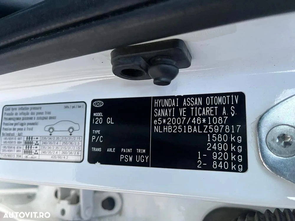 Hyundai i20 1.25 75CP M/T Comfort - 28