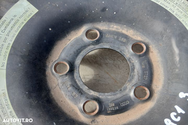 Roata de rezerva slim R19 8K0601027 4.00BX19H2 ET 29 125/70 R19 8K060 - 2