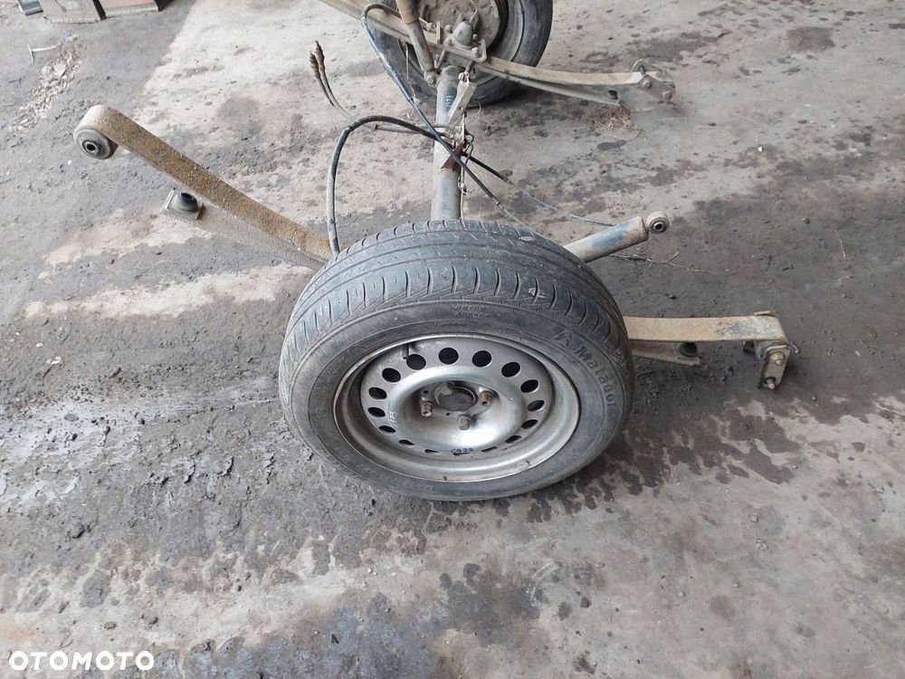 OŚ BELKA ZAWIESZENIA TYŁ + RESORY + KOŁA NA PRZYCZEPKĘ SEAT INCA I - 6