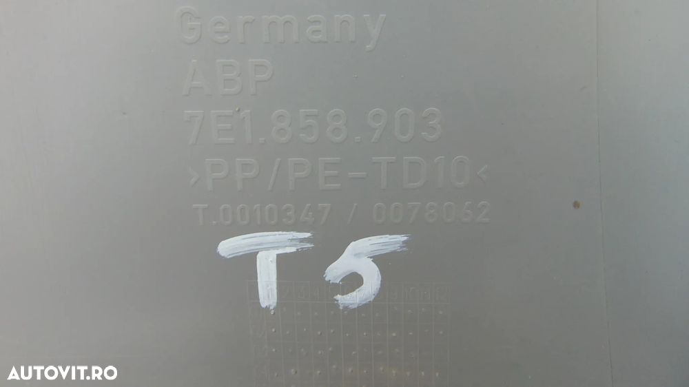 Rama inferioara panou bord VW T5 an 2009-2015 cod 7e1858903 - 4