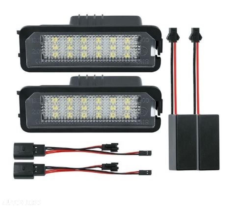 Lampi numar inmatriculare full led leduri Volkswagen Passat B6 B7 berlina - 1