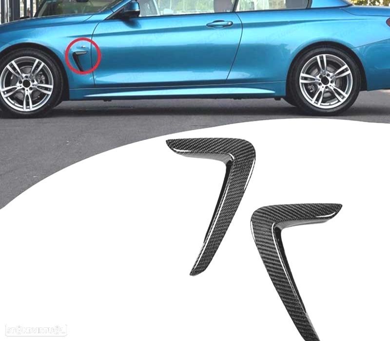 ENTRADAS DE AR LATERAIS BMW F32 F33 F36 CARBONO - 4