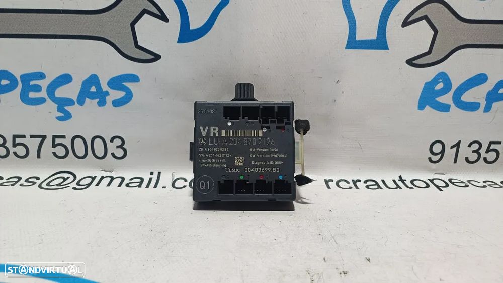 CENTRALINA MODULO CONFORT MERCEDES BENZ CLASS C W203 A2048702126 2048702126 00403699B0 TEMIC A2044421732 2044421732 CLASS C W204 CLK C209 W209 - 1