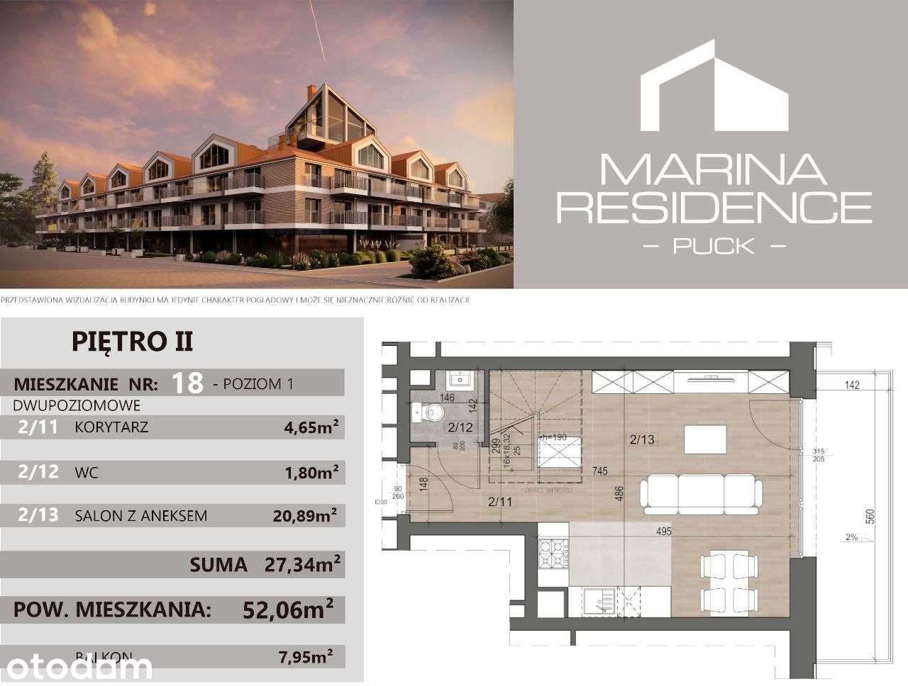 Marzenie o życiu nad morzem - elegancki apartament w Pucku - 52,06m2!