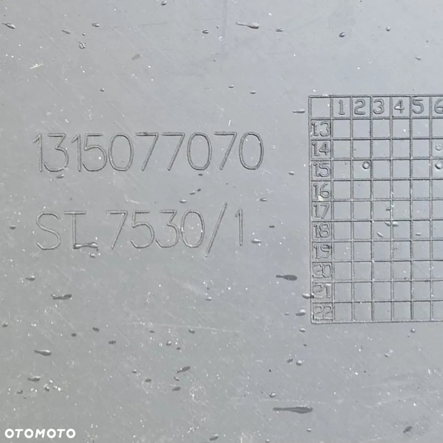 BOXER II JUMPER II DUCATO III 2014- ZDERZAK GRILL PRZÓD 1315077070 1315092070 - 2
