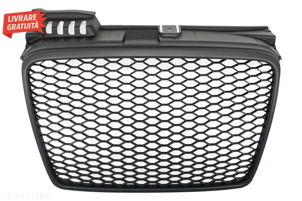 Grila Centrala Audi A4 B7 (2004-2008) RS4 Negru Mat- livrare gratuita - 1