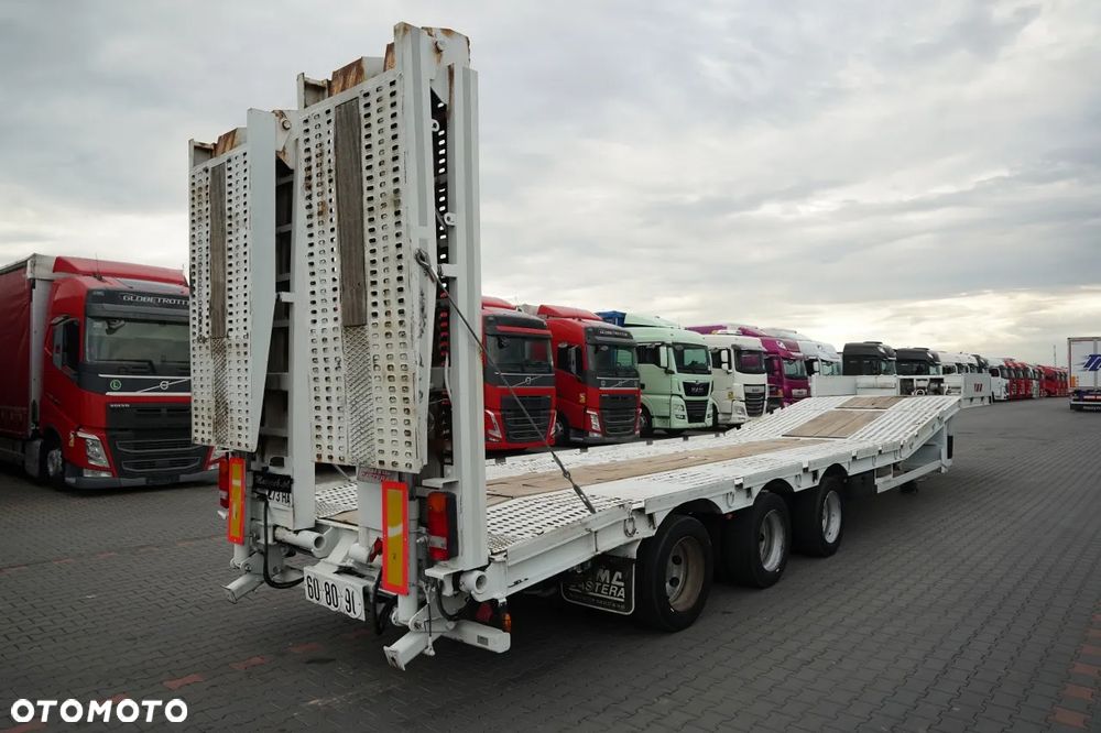 Inny AMC CASTERA NACZEPA LAWETA / NISKOPODWOZIOWA / 13,5 M / PODEST HYDRAULICZNY / NAJAZDY HYDRAULICZNE / OŚ SKRĘTNA / WCIĄGARKA - 8