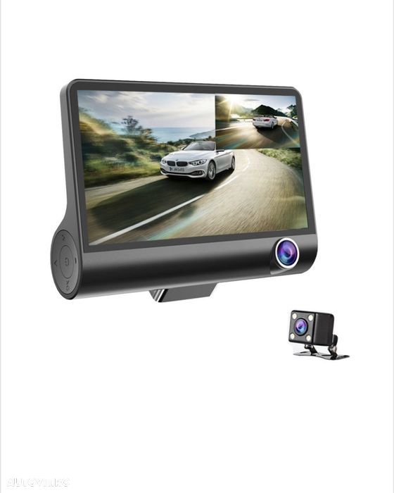 Camera auto tripla: fata spate interior design tip monitor 4 inch - 1