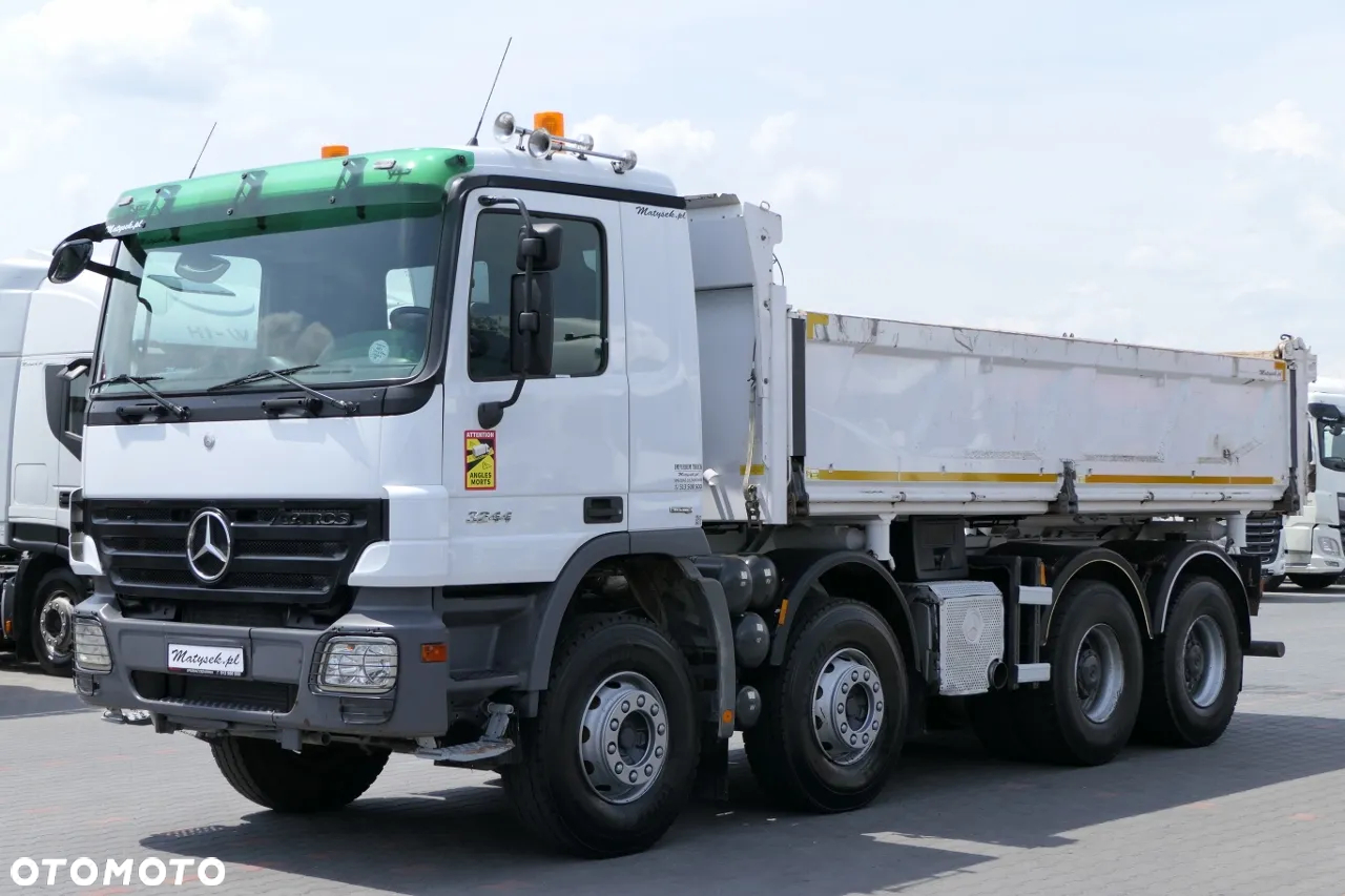 Mercedes-Benz ACTROS 32 440 / 8x4 / WYWROTKA + HYDROBURTA / EPS + SPRZĘGŁO / ŁADOWNOŚĆ : 18 TON - 9