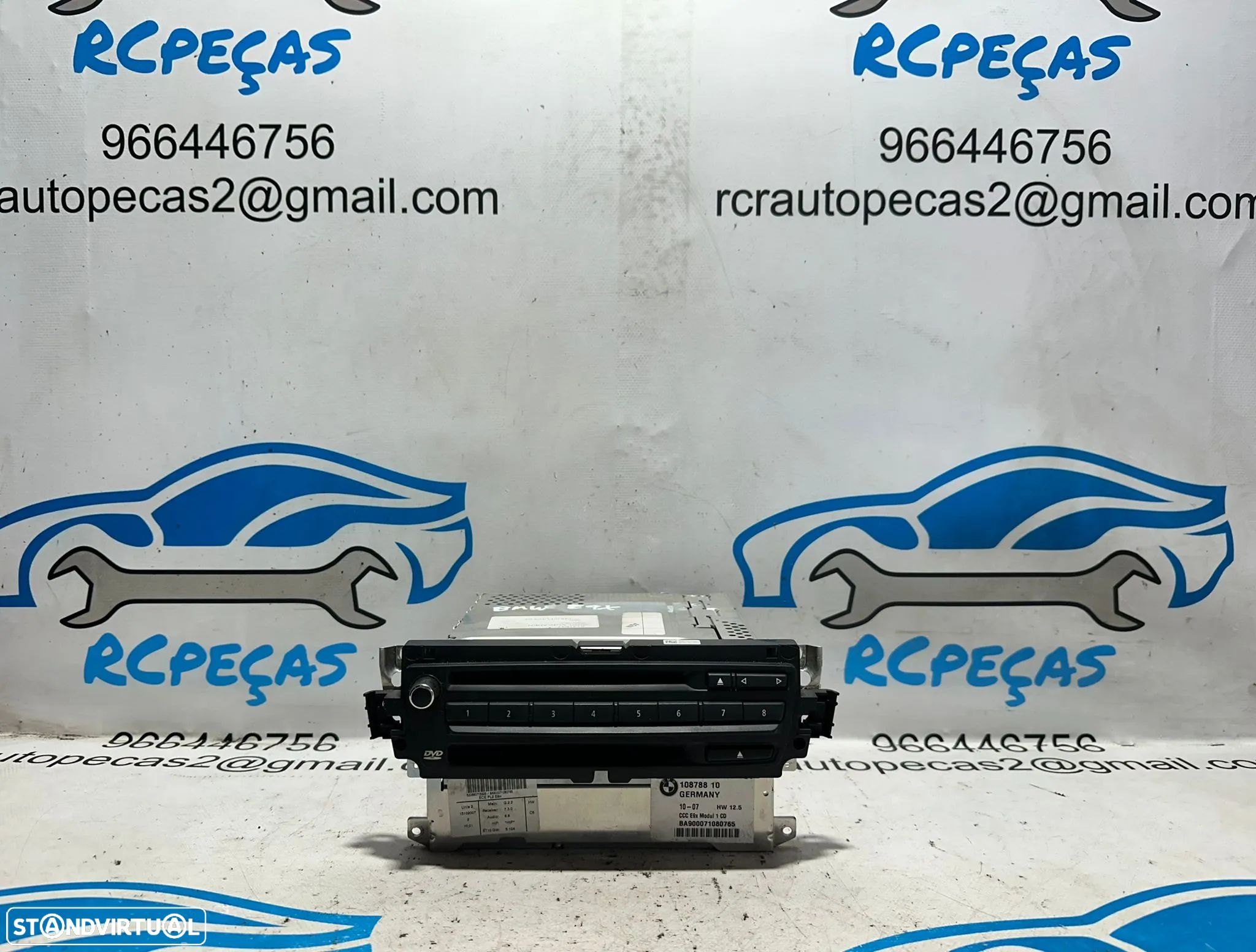 .Radio Original CCC GSP DVD BMW Serie 1 E81 E82 E87 E88 Serie 3 E90 E91 E92 E93 - 1
