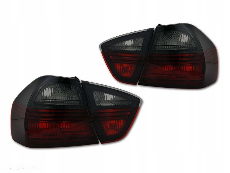 Lampy tyl kpl Dymiono czerwone Bmw 3 e90 sedan - 2