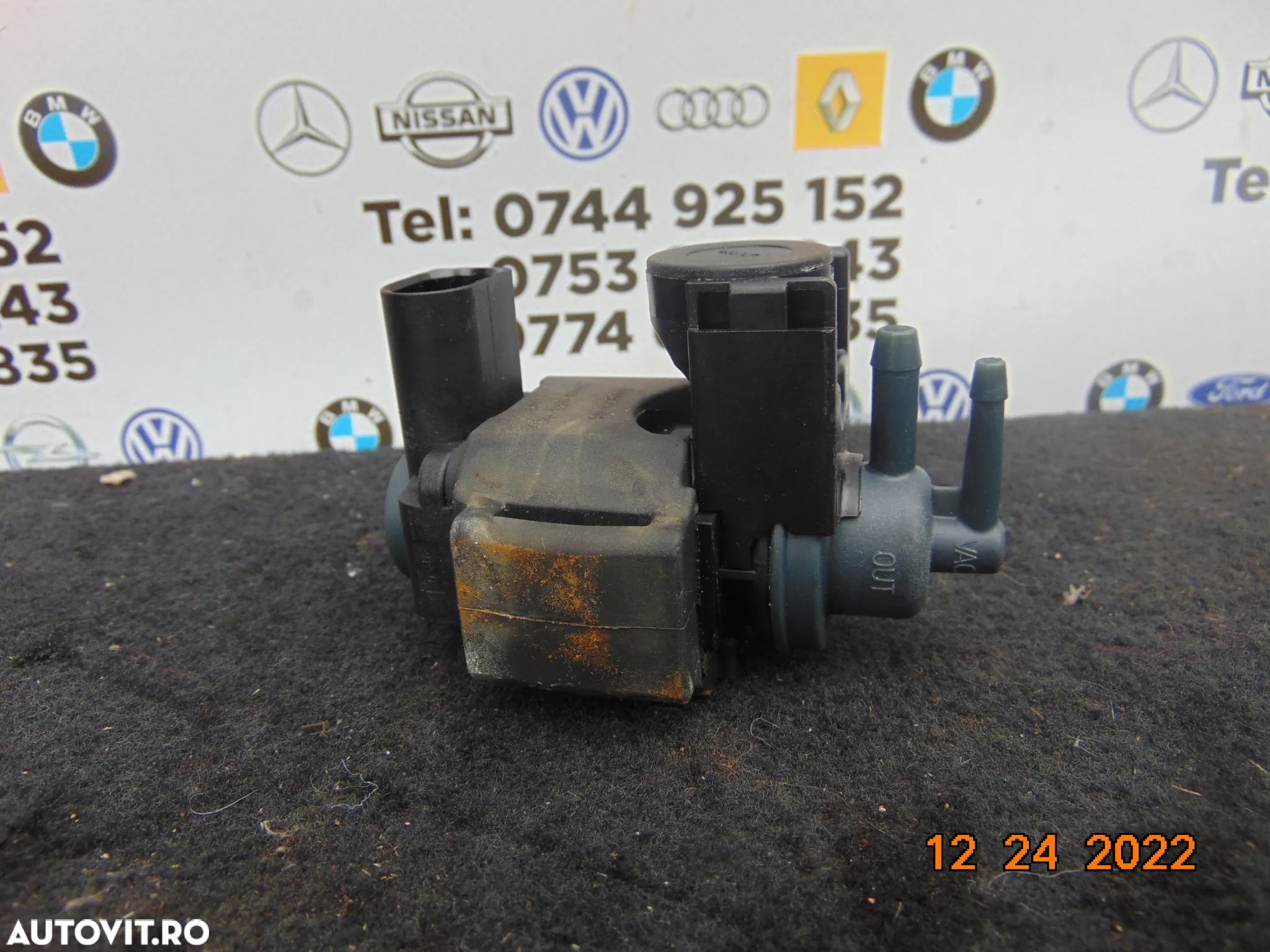 Electrovalva Audi a6 c7 a4 b9 q5 a5 supapa vacuum convertizor presiune audi 2.0 3.0 vw touareg q7 a - 1