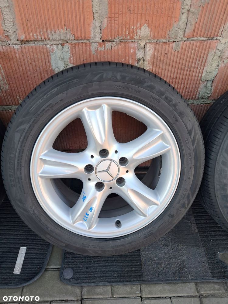 mercedes clk w209 felgi aluminiowe 16 koła lato 2024 rok et37 et32 - 8