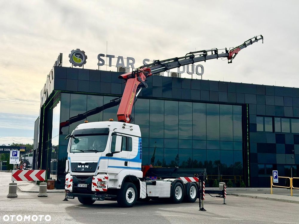 MAN TGS 26.480 6x6H PALFINGER PK 44002 FLY Jib Wciągarka HDS Siodło - 1