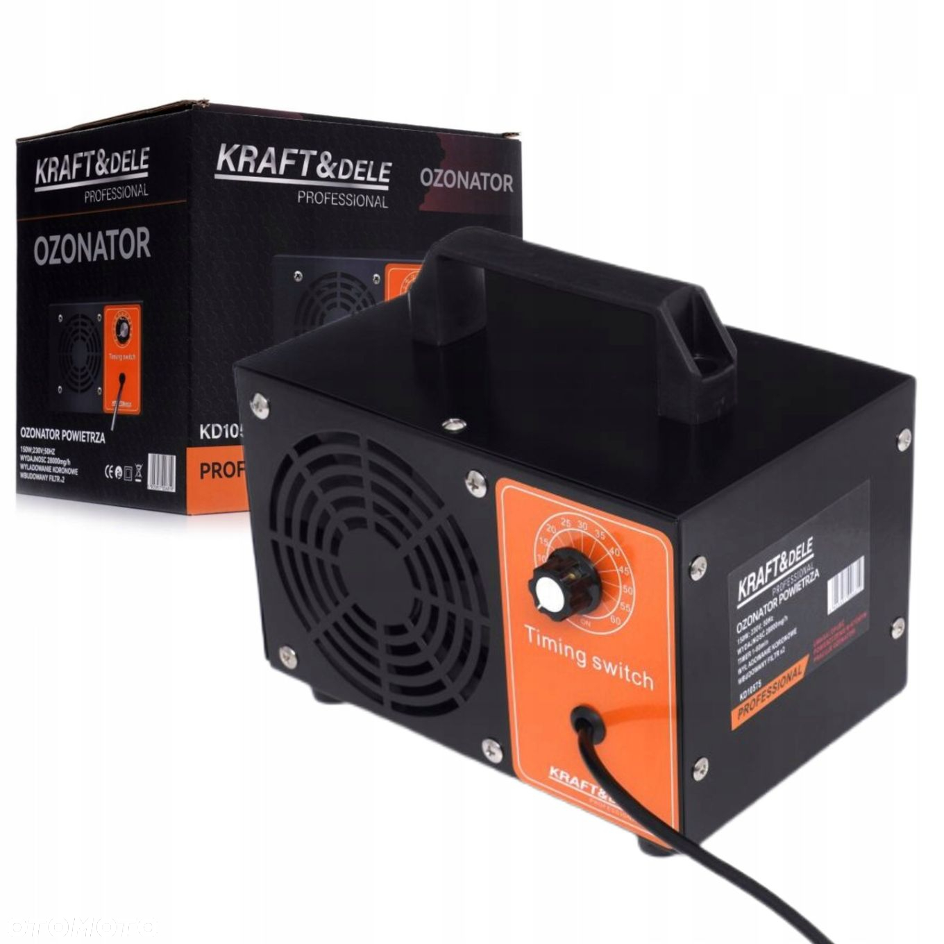 KD GENERATOR OZONU OCZYSZCZACZ POWIETRZA ZAPACHÓW 28000mg/h 150W KD10575 - 2