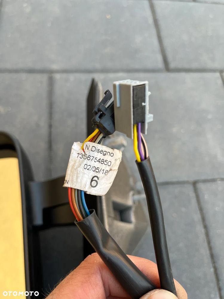 Lusterko lewe elektrycznie składane 8+4 Ducato Boxer Jumper 7356754850 - 7