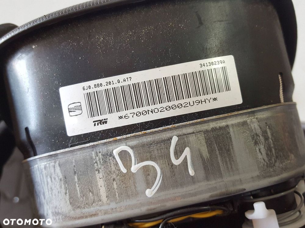 SEAT IBIZA 4 IV LIFT 12-17r PODUSZKA AIRBAG KIEROWCY 6J0880201Q - 5