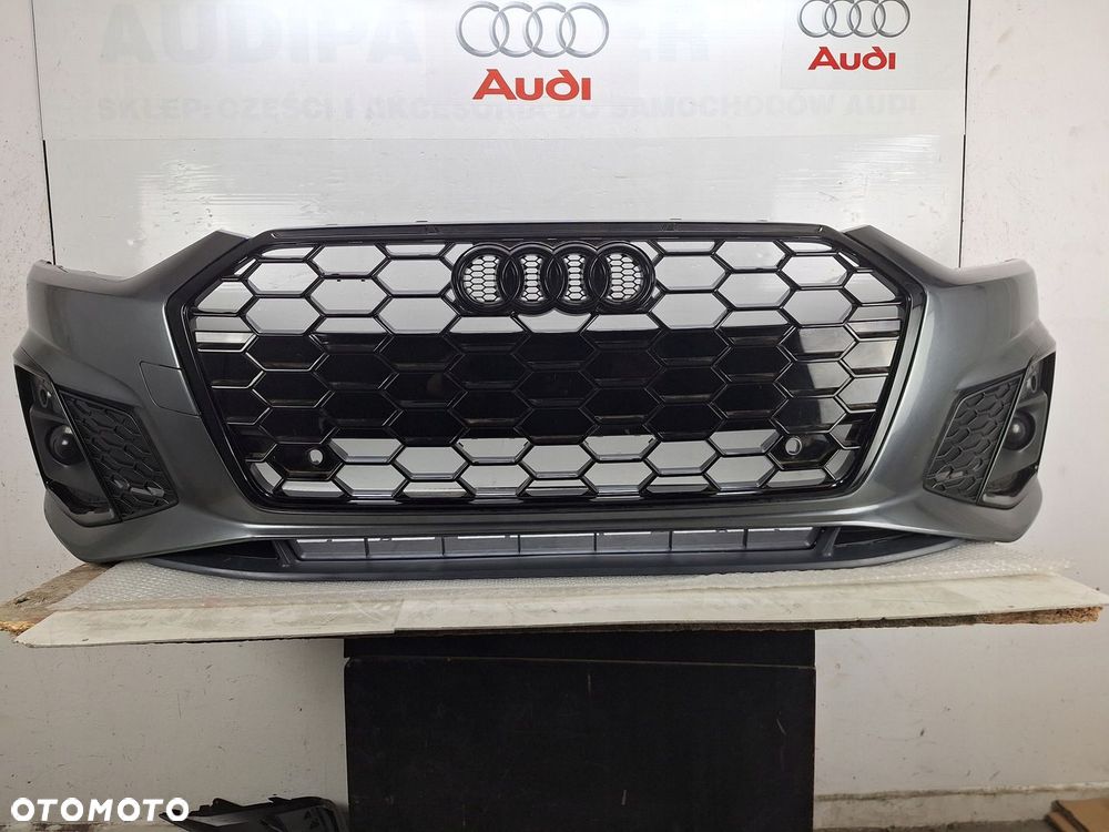 ZDERZAK AUDI A5 S-LINE 8W6 8W 8W0 B9 2020-2024 LIFT PO LIFCIE BLACK OE ASO - 1