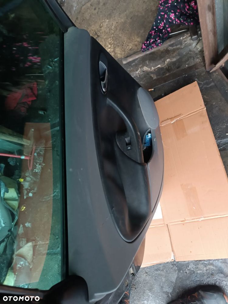 SEAT ALTEA DRZWI TYŁ TYLNE LEWE KOMPLETNE CZARNE L051 LO51 - 4