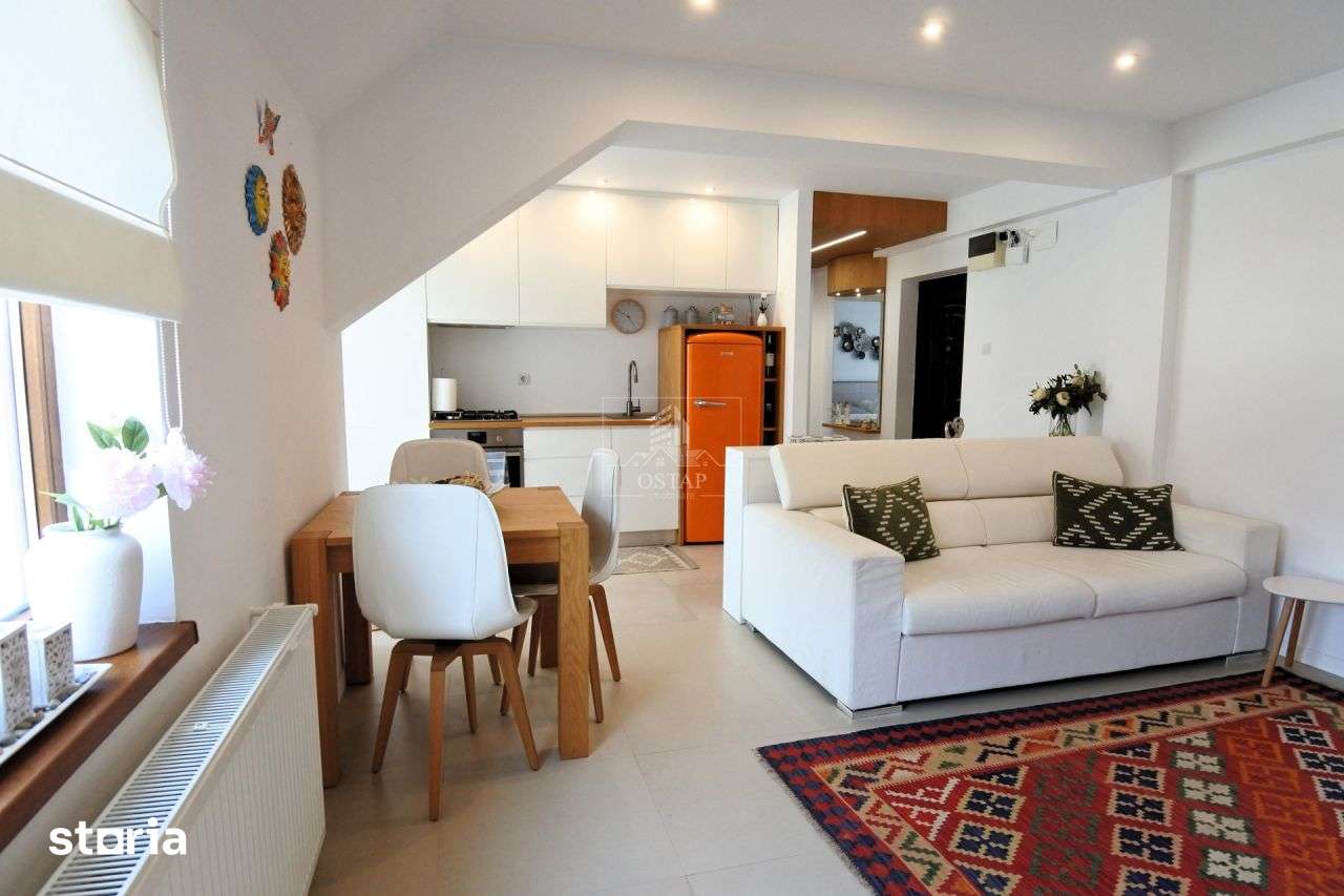 Duplex elegant intr-un bloc tip vila – 90 mp de confort, lumina si i - Imagine principală: 3/12