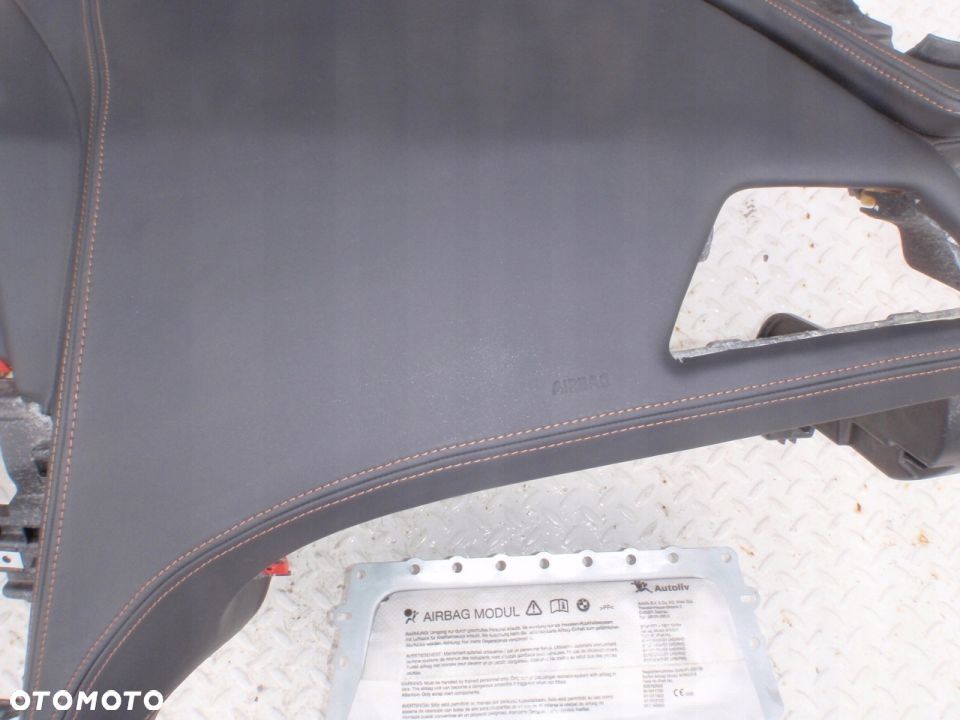 BMW 6 F06F12F13 DESKA KONSOLA AIRBAG SKÓRA NAPRAWA - 3