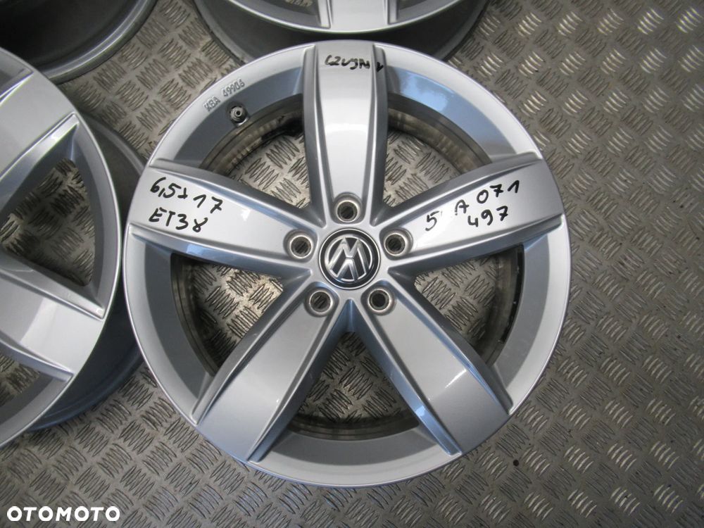Felgi Vw Tiguan T-Rock Touran Caddy Golf Passat 6,5Jx17 et38 5x112 5NA CZUJNIKI - 3