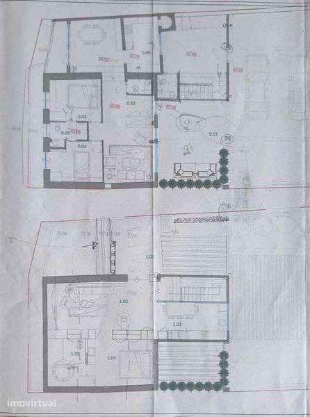 Moradia em fase de reconstrução