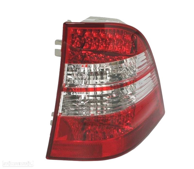FAROLINS TRASEIROS LED MERCEDES ML W163 98-05 VERMELHO BRANCO - 2