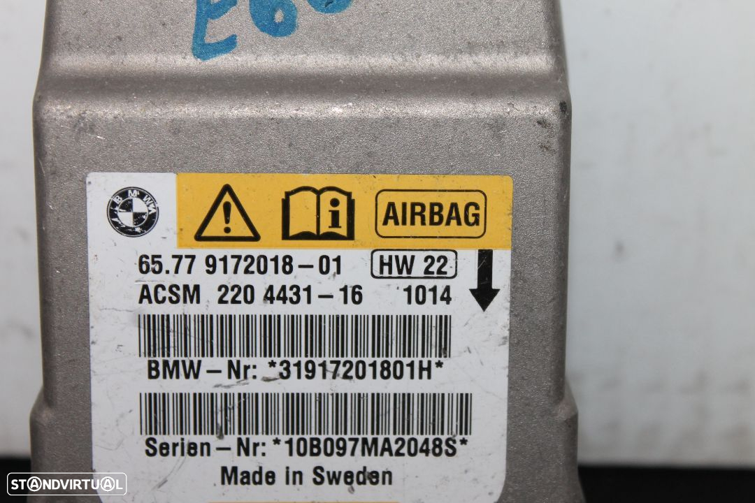 Centralina de Airbag BMW Serie 5 E60 - 2