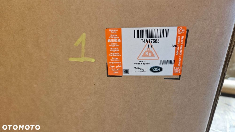 felga aluminiowa jaguar f-pace svr 21'' 10j et40 kk8m-1007-ba nowa - 10