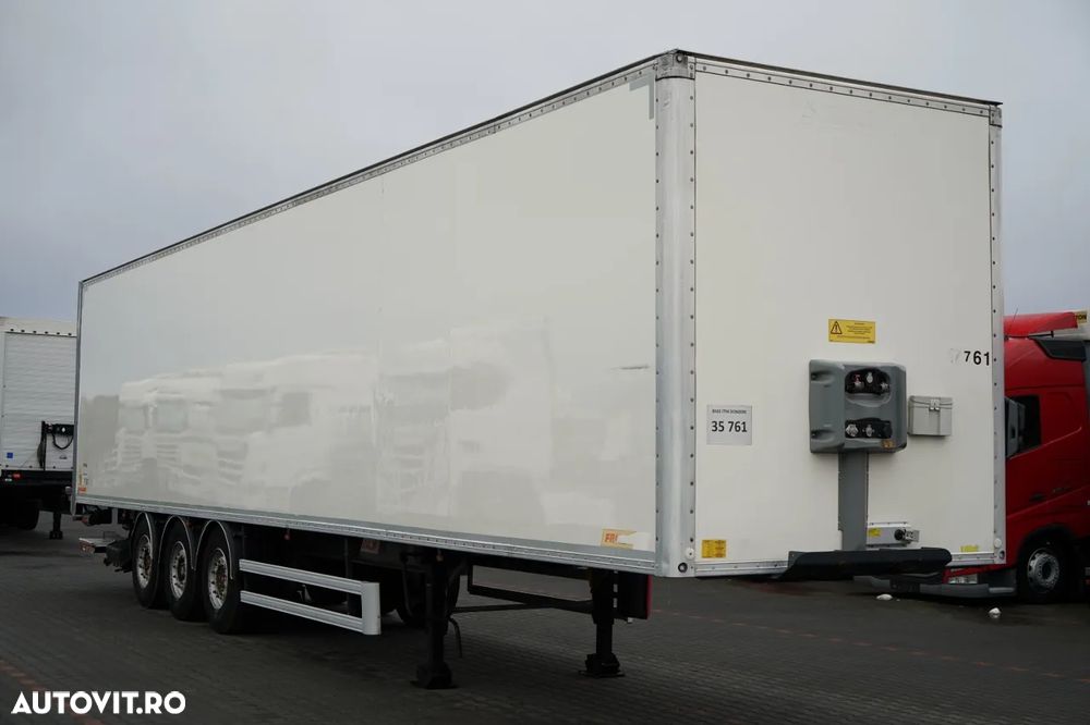 Fruehauf CONTAINER / LOT / OBLOAN RULANT / LIFT DHOLLANDIA / AXĂ SUSPENDATĂ / SAF / PODEA REZISTENTĂ - 1