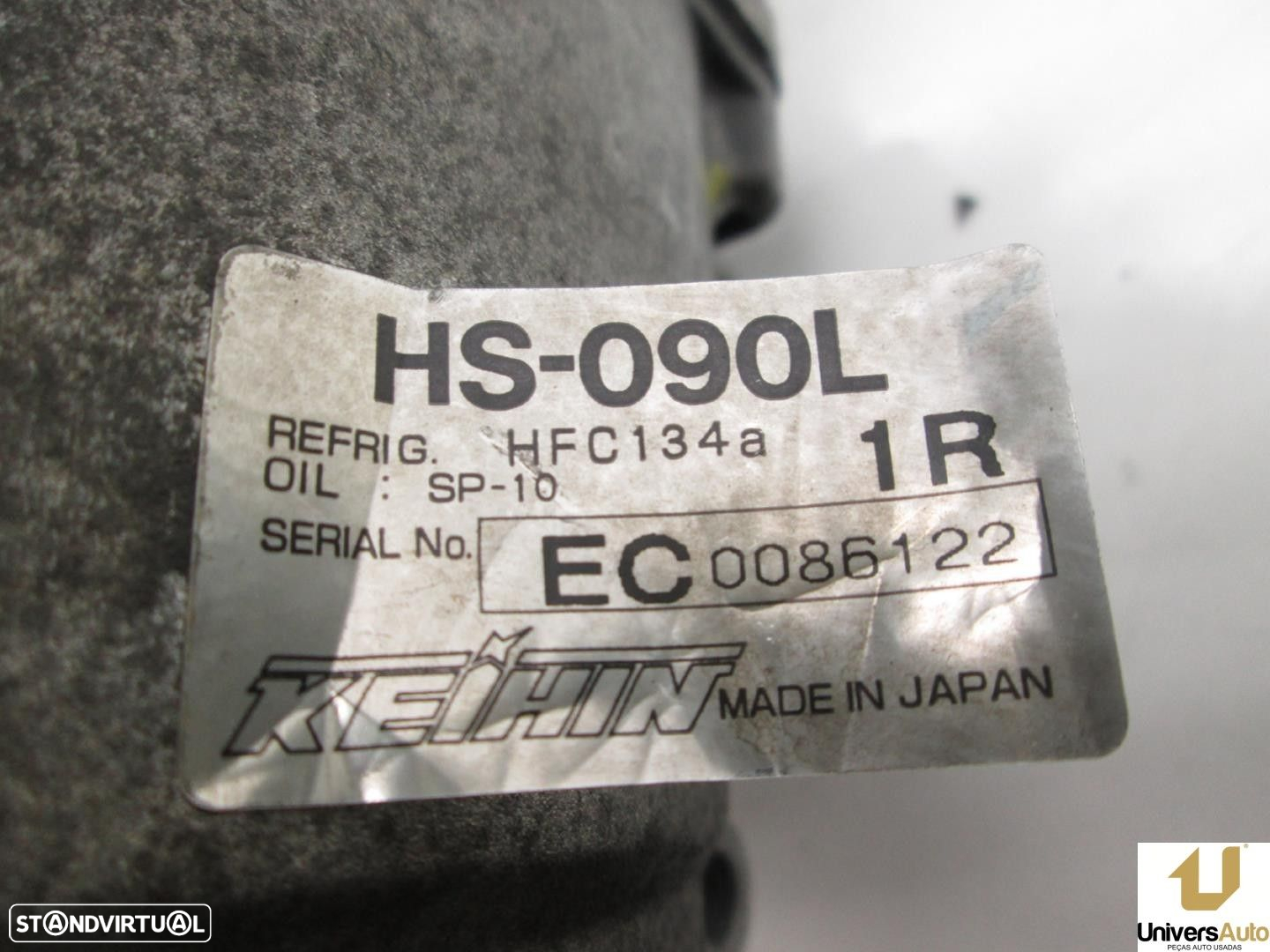 COMPRESSOR AR CONDICIONADO HONDA HR-V 2000 -HS090L - 4